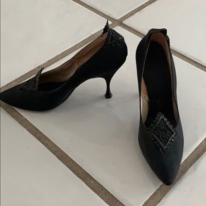 ☀️ Vintage Black High Heeled Shoes